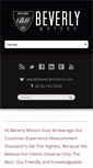 Mobile Screenshot of beverlymotors.com